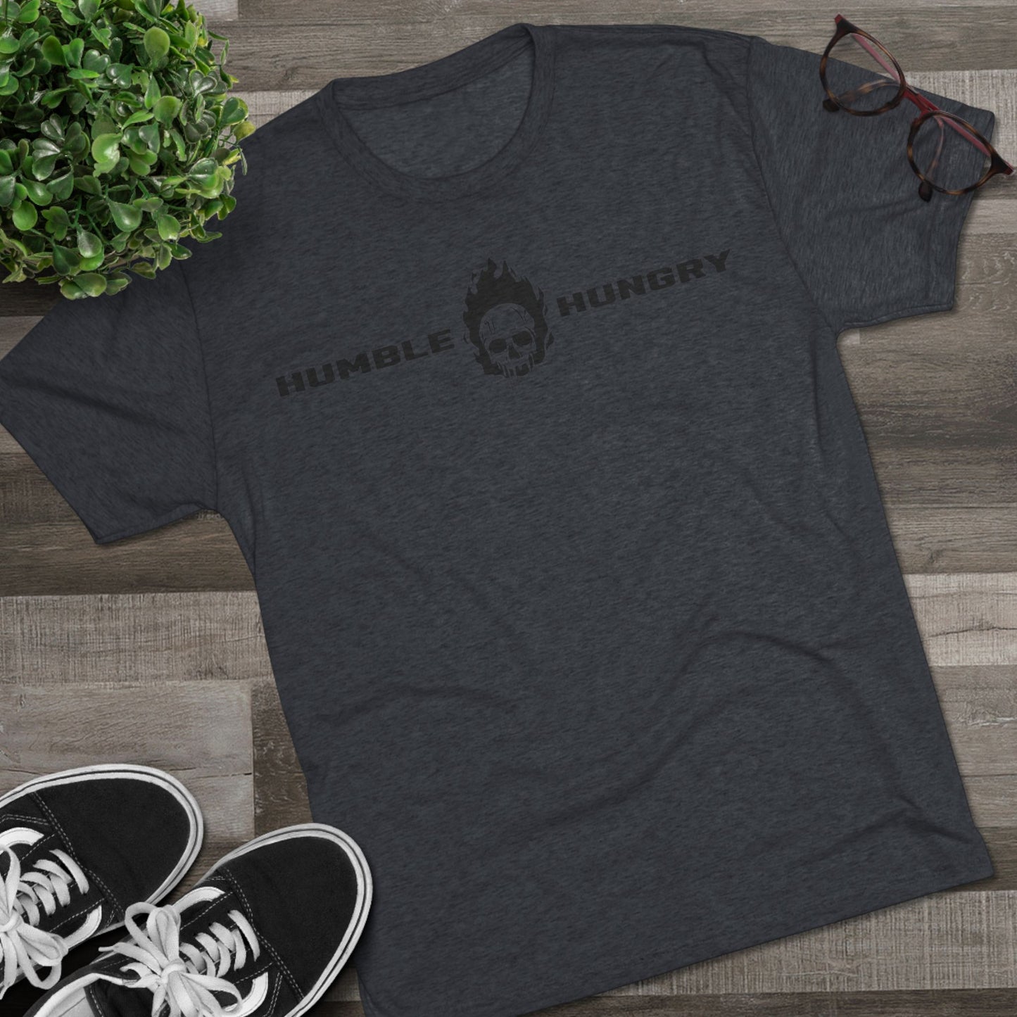 BreatheFire Humble and Hungry Unisex Tri-Blend Crew Tee