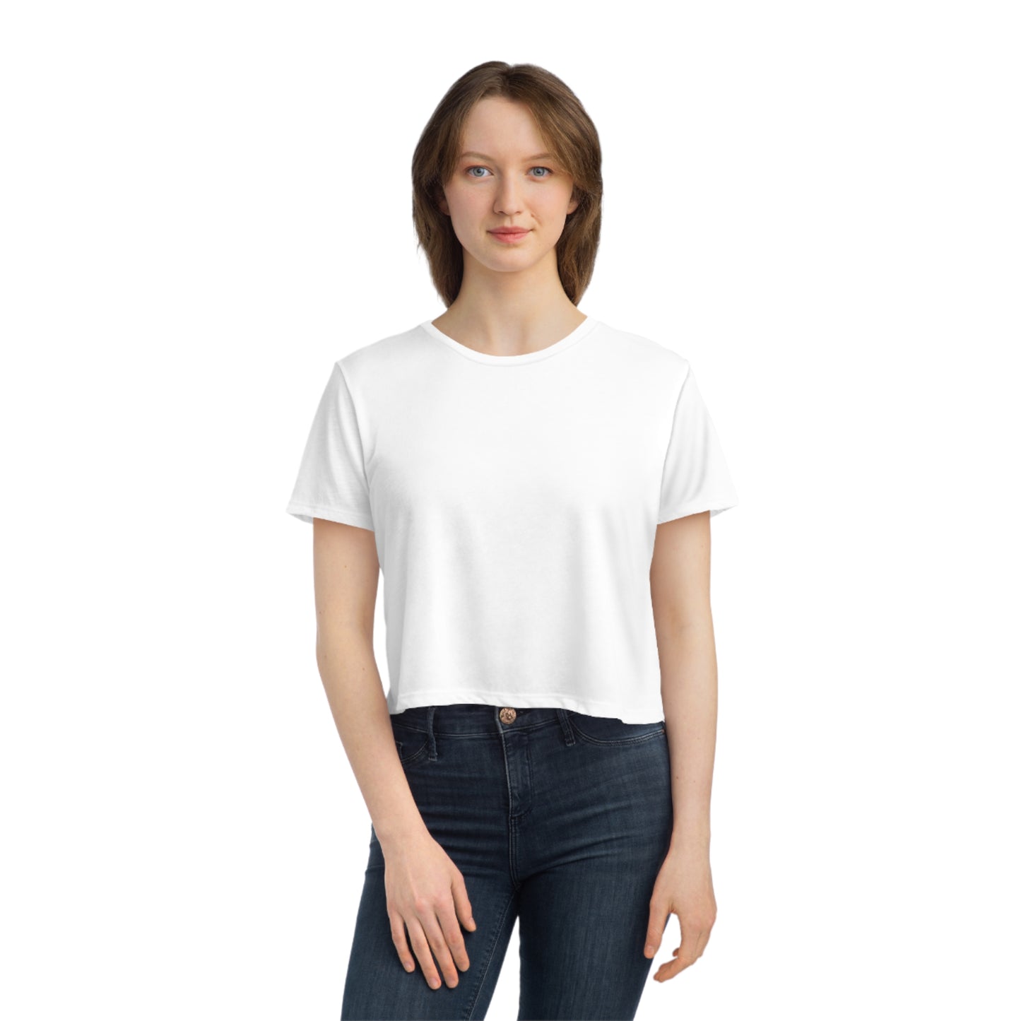 BreatheFire Women's Flowy Cropped Tee