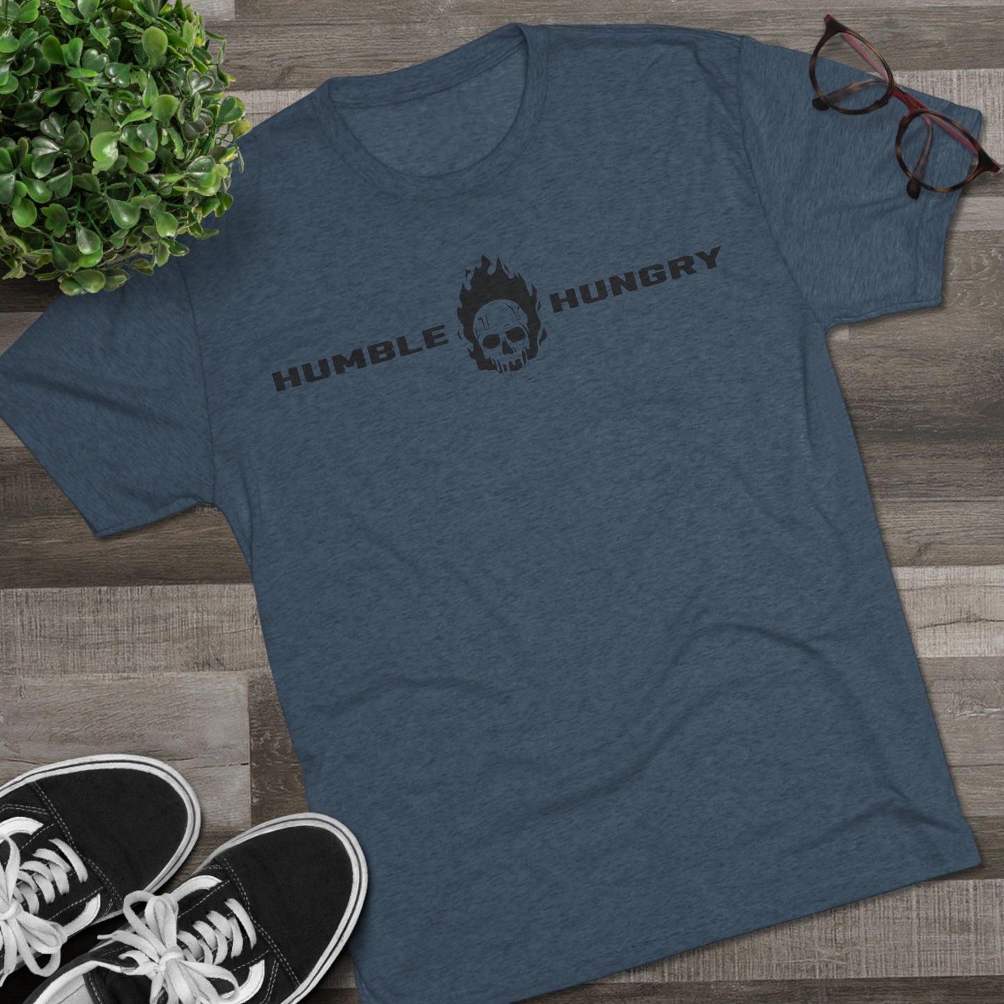 BreatheFire Humble and Hungry Unisex Tri-Blend Crew Tee